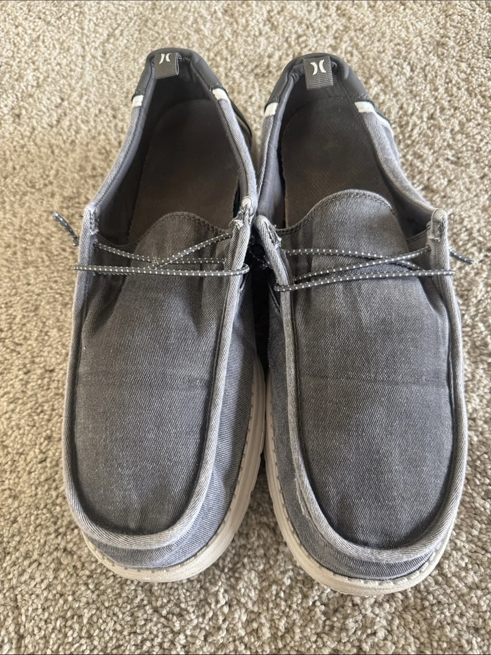 Hurley Laguna Men’s 13 Casual Ultra-Lightweight Breathable Canvas Shoe Blue